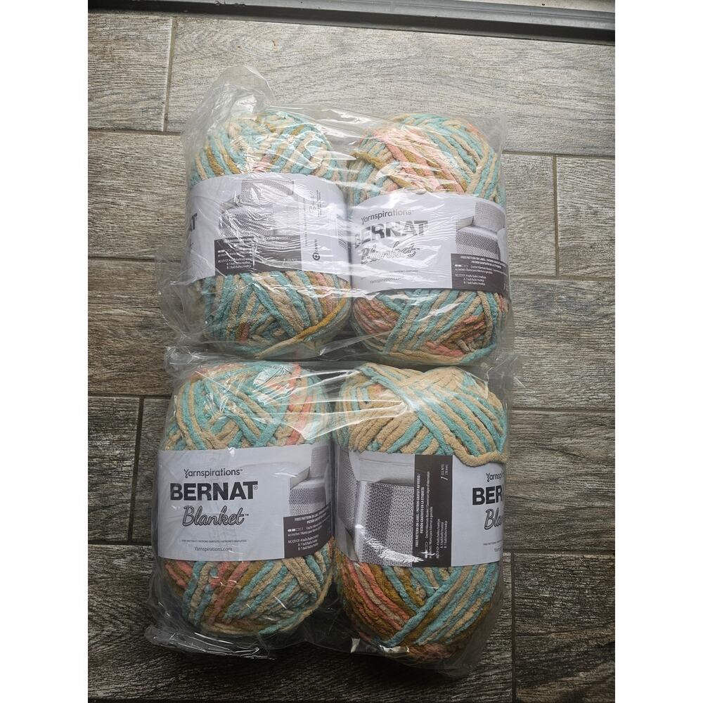 4 BERNAT BLANKET SAILORS DELIGHT